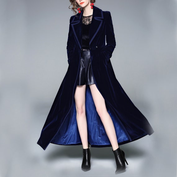 velvet winter coat