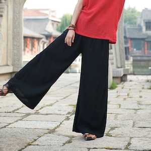 Loose Linen Women's Pants/linen Pants/womens Summer Loose Linen ...