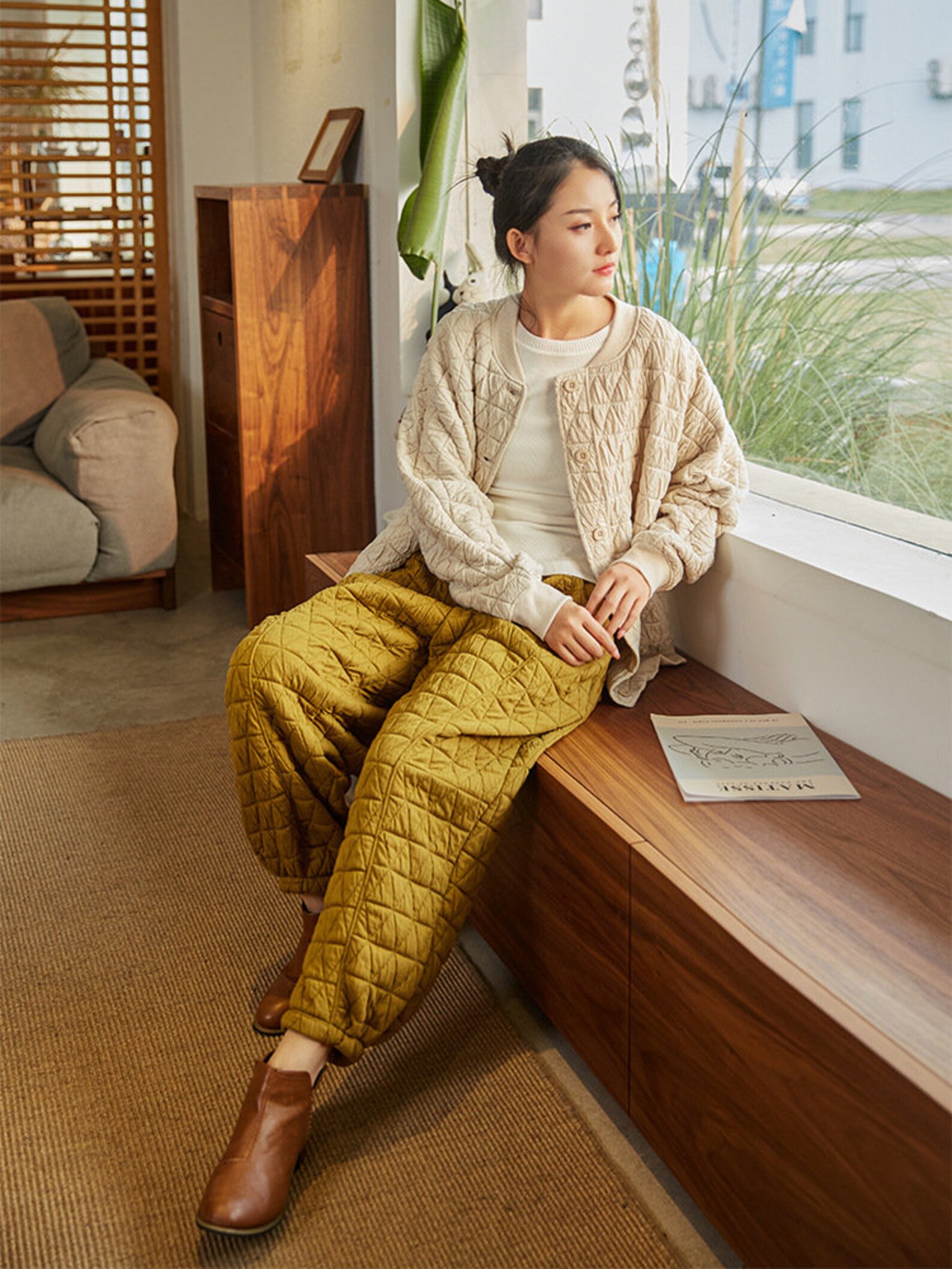 Winter Warm Harem Pants Women's Autumn Winter Cotton Etsy