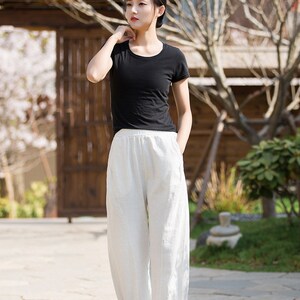 Women Linen Trousers,,summer Linen Pants,vintage Linen Pants, Linen ...