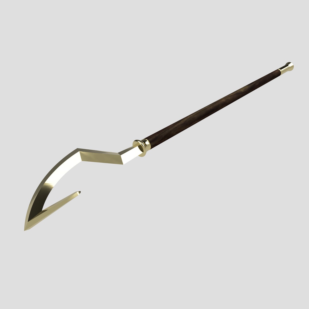 Sly Cooper Cane 3D Printing Digital STL Files Sly Thief Scythe Etsy