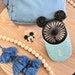 Mickey Rhinestoned Portable Fan 