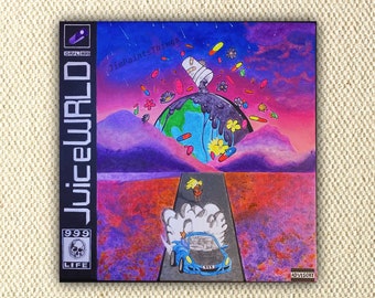 Collage de pintura del álbum Juice WRLD (póster)