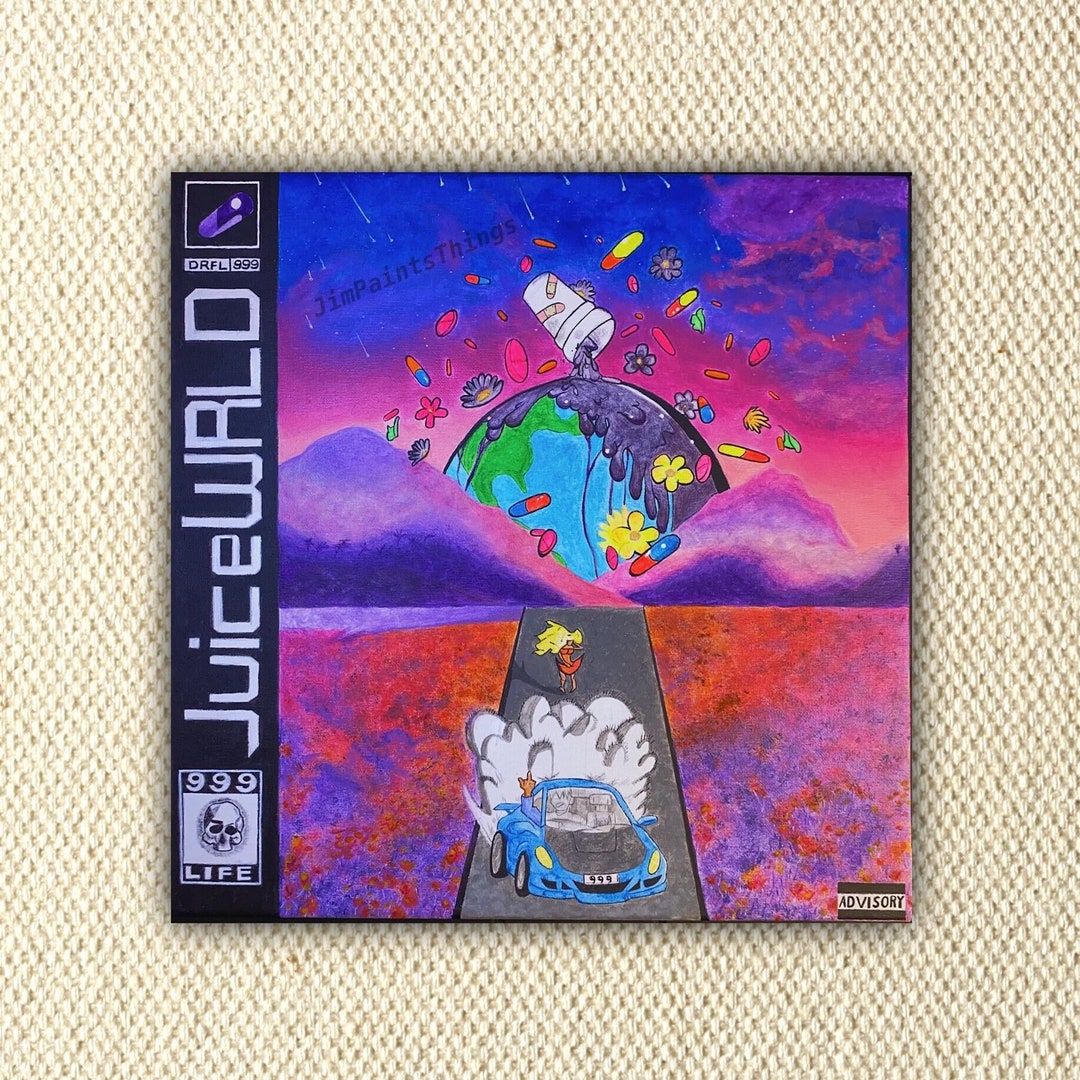 Juice WRLD Album Collage Painting (poster) - Etsy