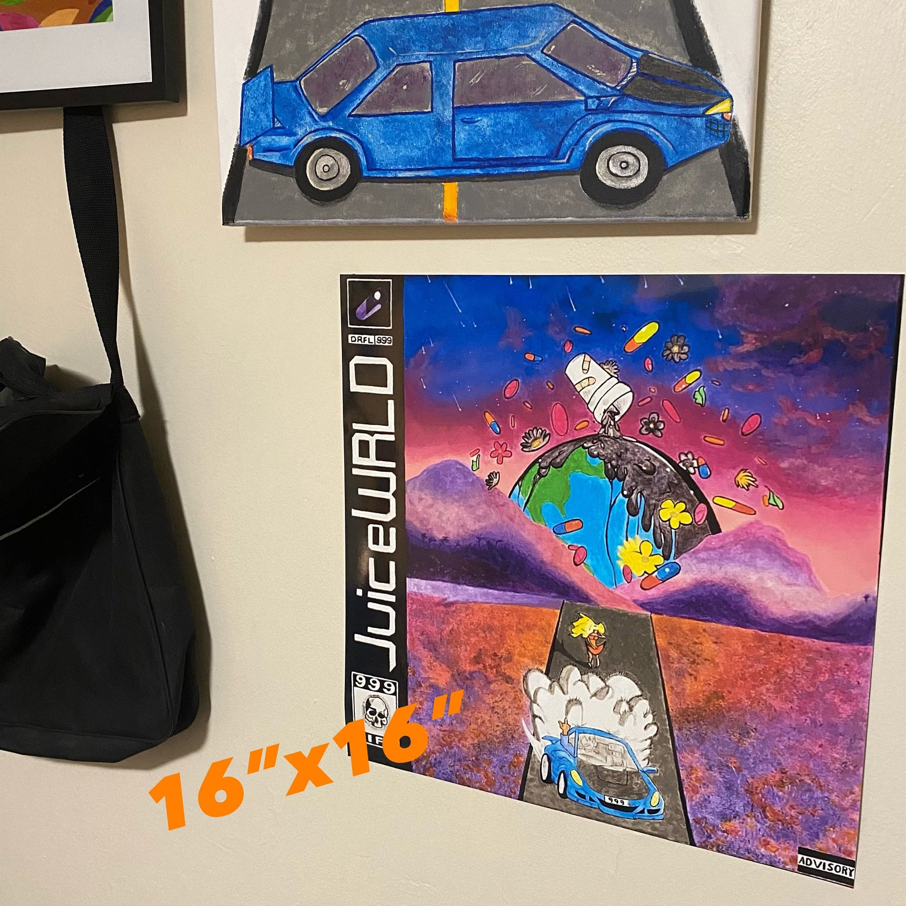 Juice WRLD Album Collage Painting (poster) - Etsy