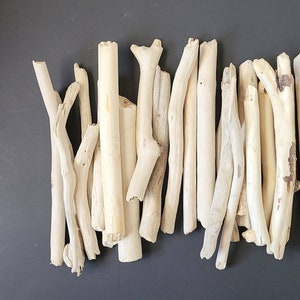 3-4inch Small Driftwood, Washington Beach Sticks, Macreme&#39; sticks, wholesale driftwood, Beach wands, home decor sticks, craft wood 1-15