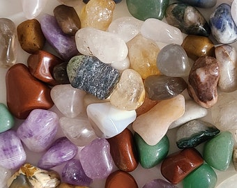 1 lb Mix premium small Tumbled Stone, Jewelry stone, Tumbled stone Bulk, Craft Gems & Stone, Home Decor, Craft Rock, Metaphysical Crystal