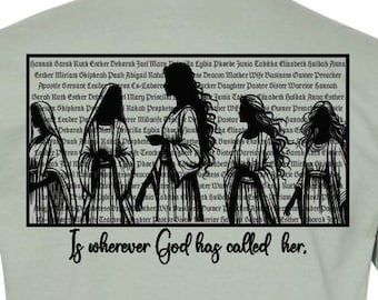 Biblical Womanhood Shirt: Christian Women in Ministry