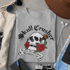 Skull Crusher Christian T-Shirt: Biblical Woman Jael Tent Peg Design