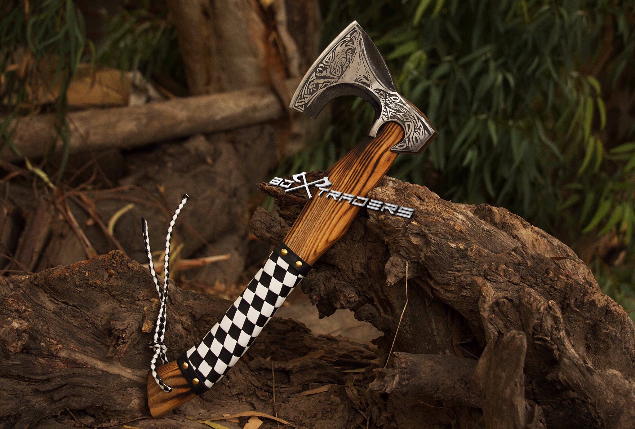 Petite Tête De Hache Vintage Viking - Tomahawk Bushcraft, Ancien, Origine Bulgarie