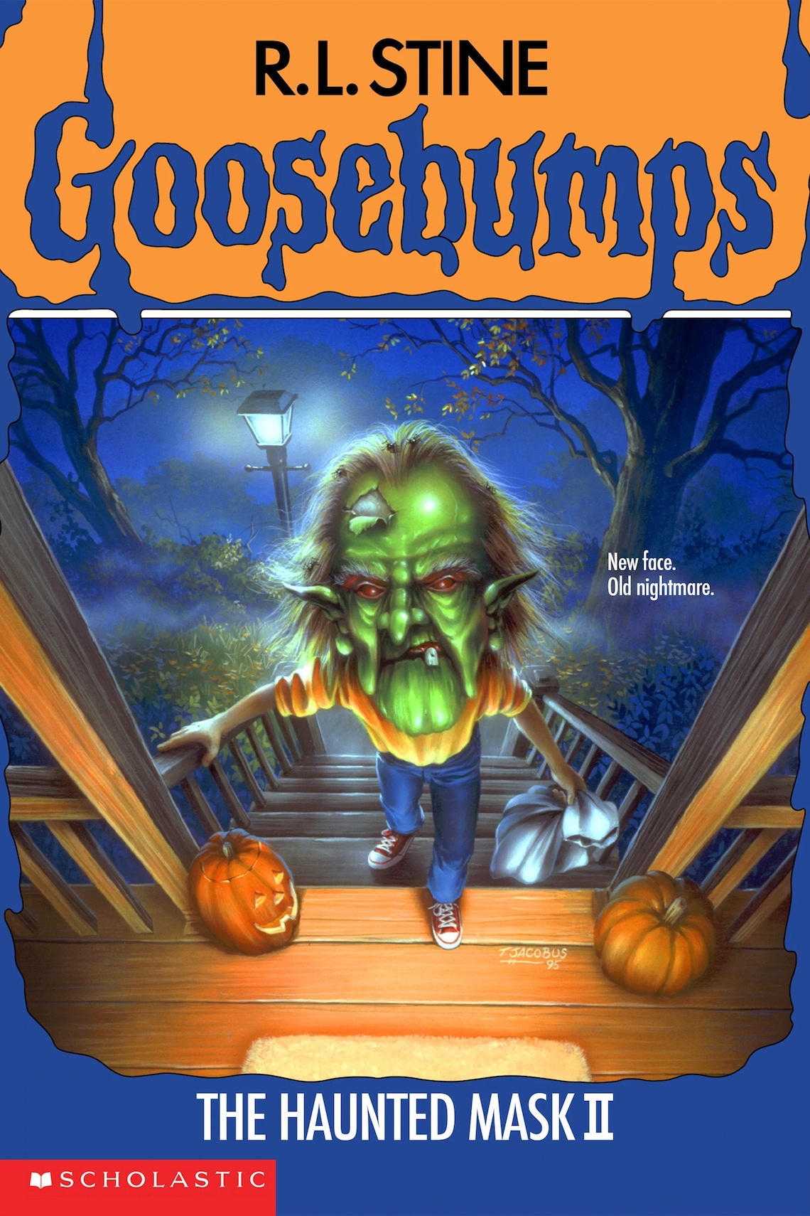 Goosebumps The Haunted Mask II Book cover Art Poster 24x36 Etsy