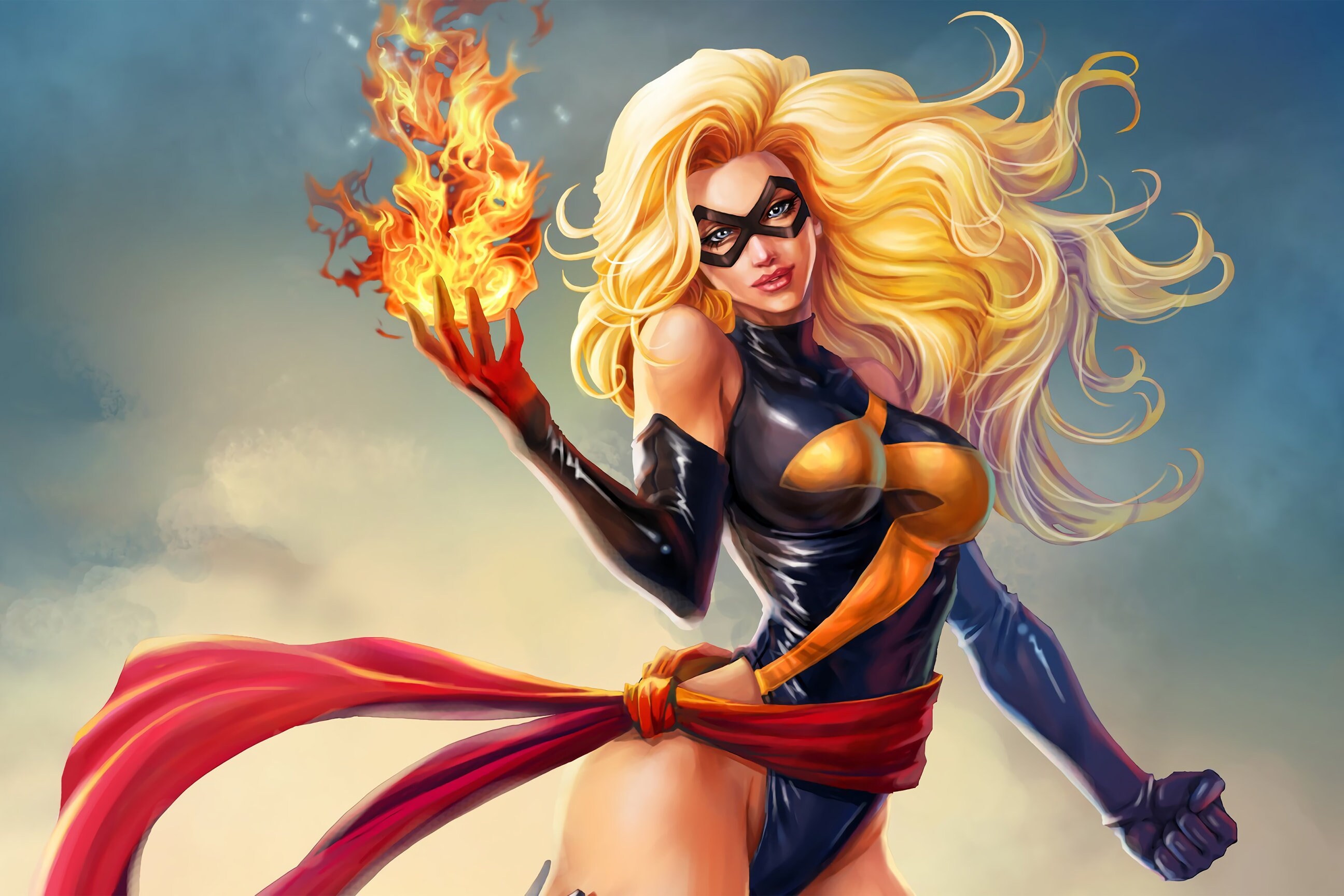 Ms. Marvel Carol Danvers Classic Captain Miss Marvel Poster | Etsy