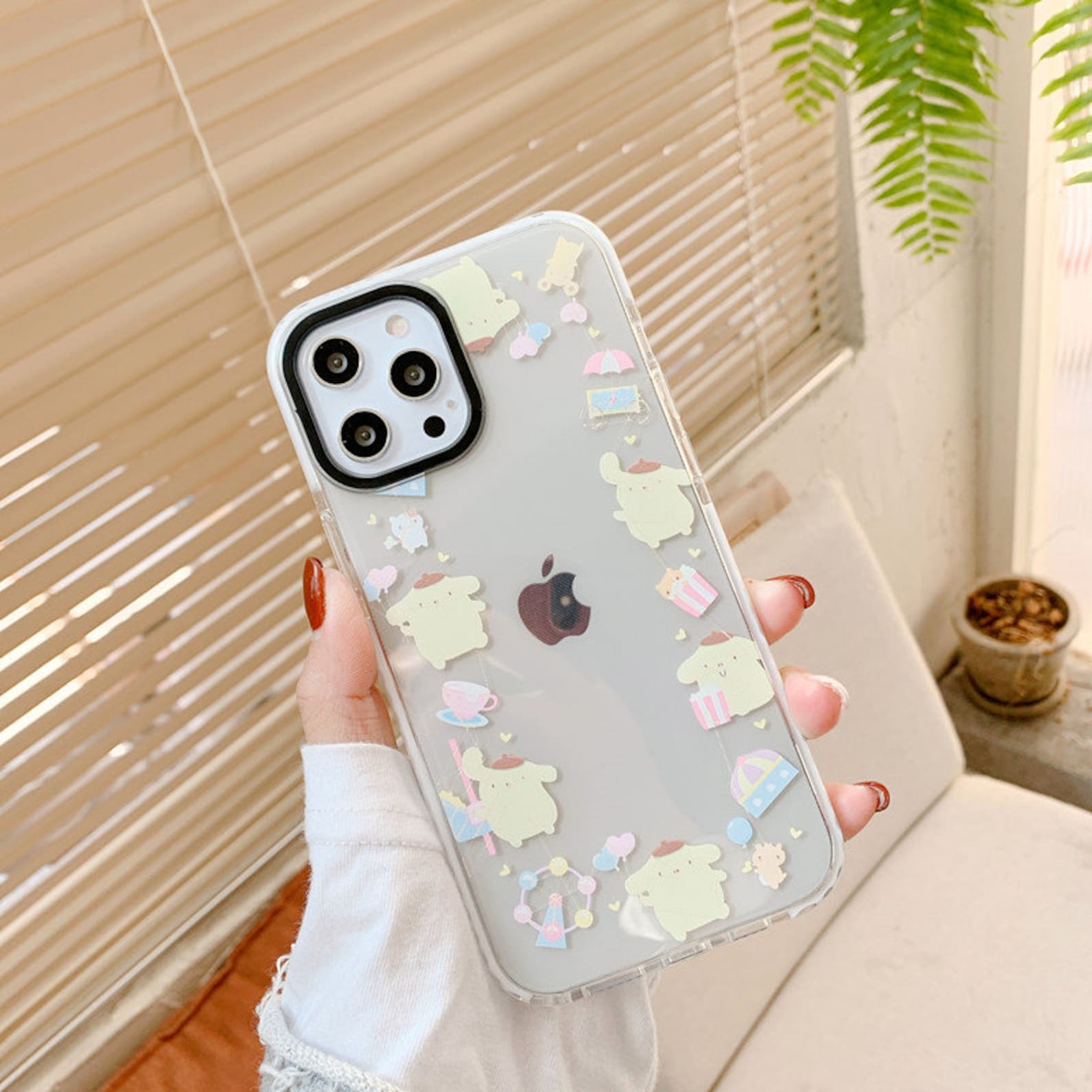 Süße weiße Zimt Hund Pudding Hund schöne Donuts Muster klar Etsy