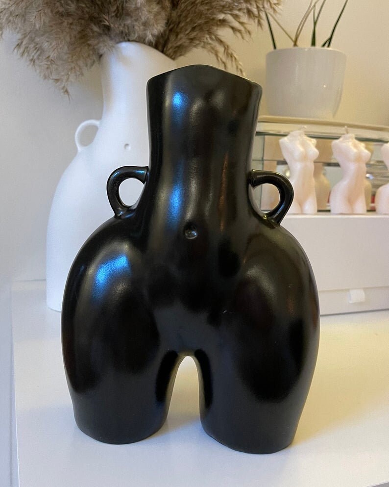 LARGE Bum Vase Love Handles Ass Vase Female Body BBW Cheeky Etsy