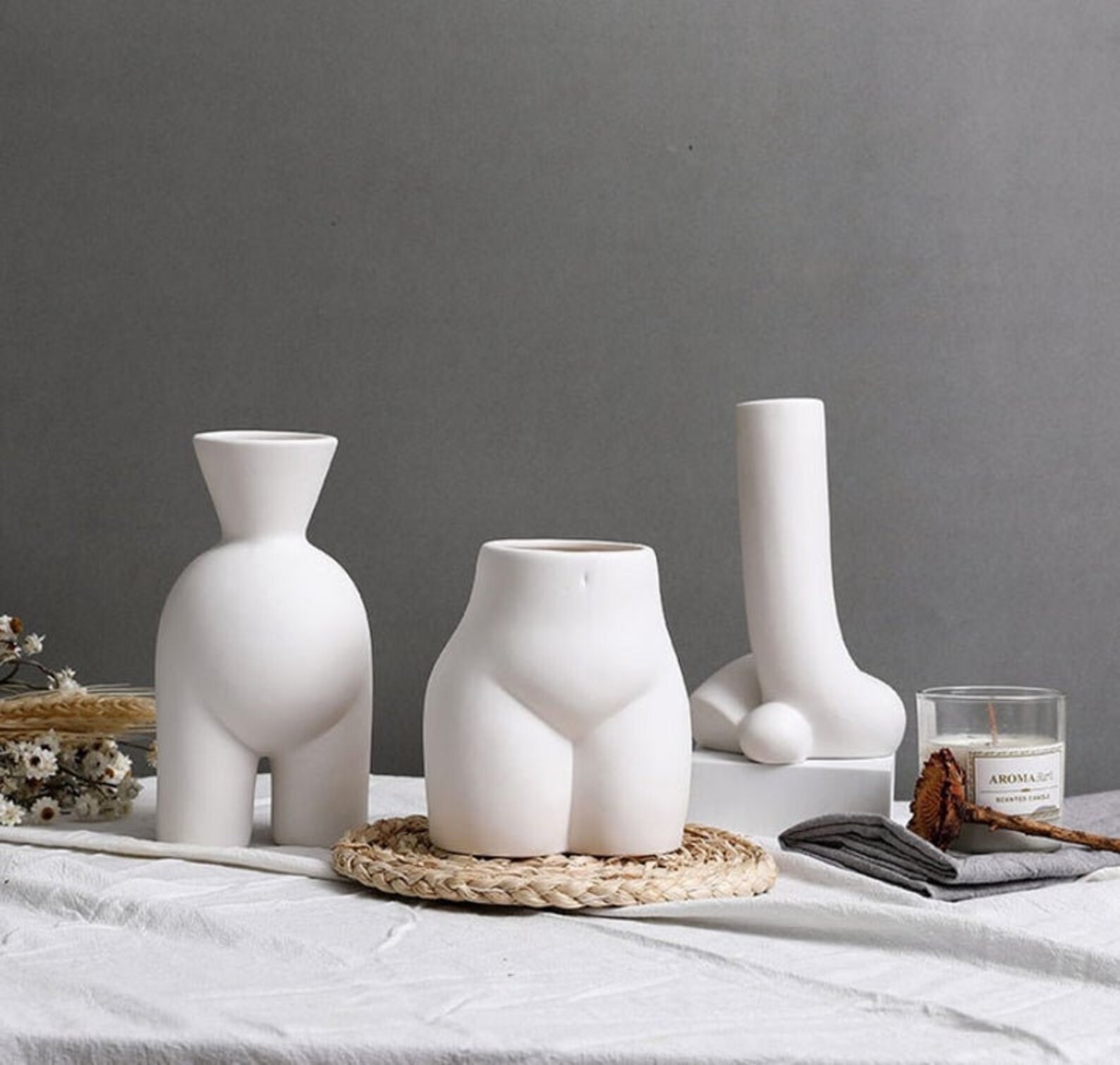 Keramik Körperteil Vase Nordische Frauen Körpervase | Etsy