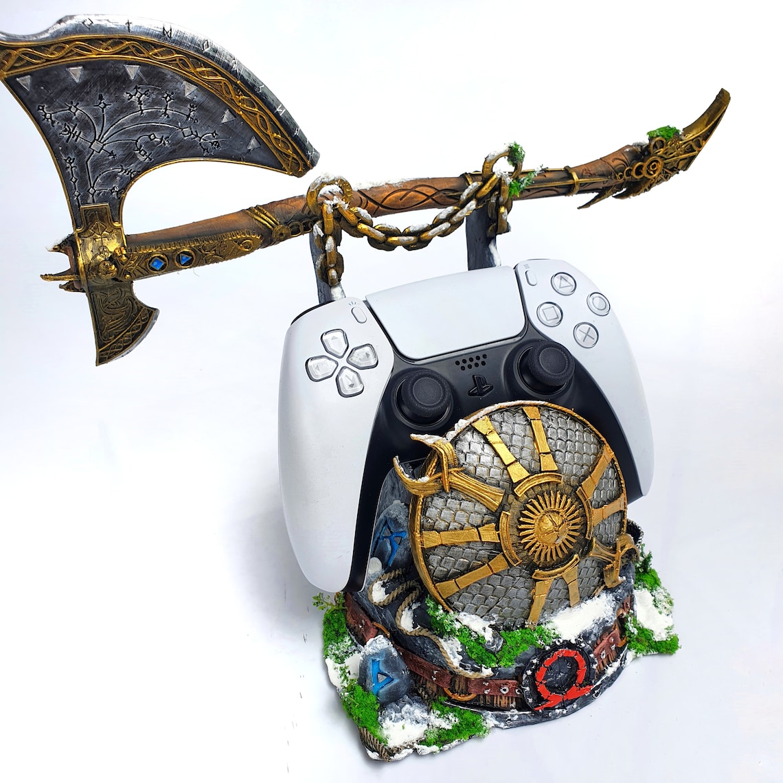 God of War controller stand ps5 and ps4 RARE LIMITED EDITION Etsy