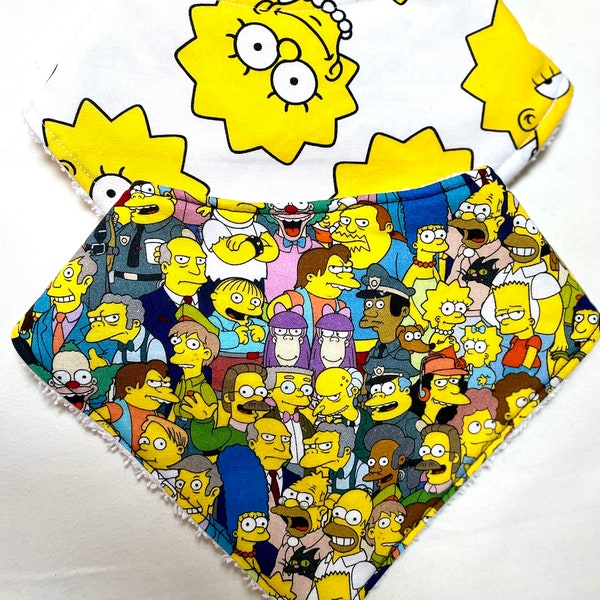 The Simpsons Bandana Dribble Bibs