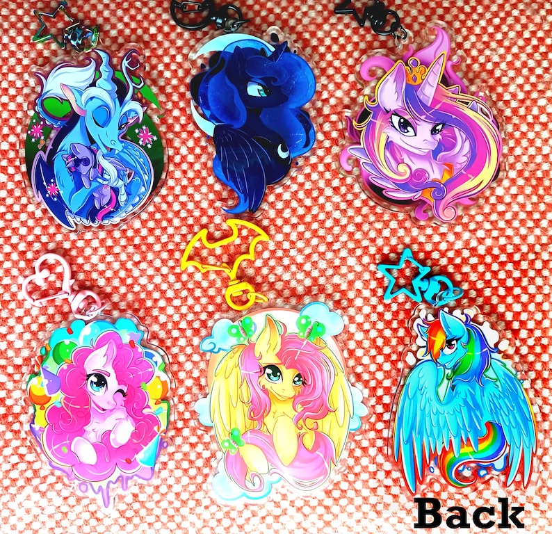 My Little Pony Villains Double-sided Keychains - Etsy