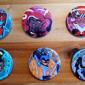 Hazbin Hotel side cast buttons