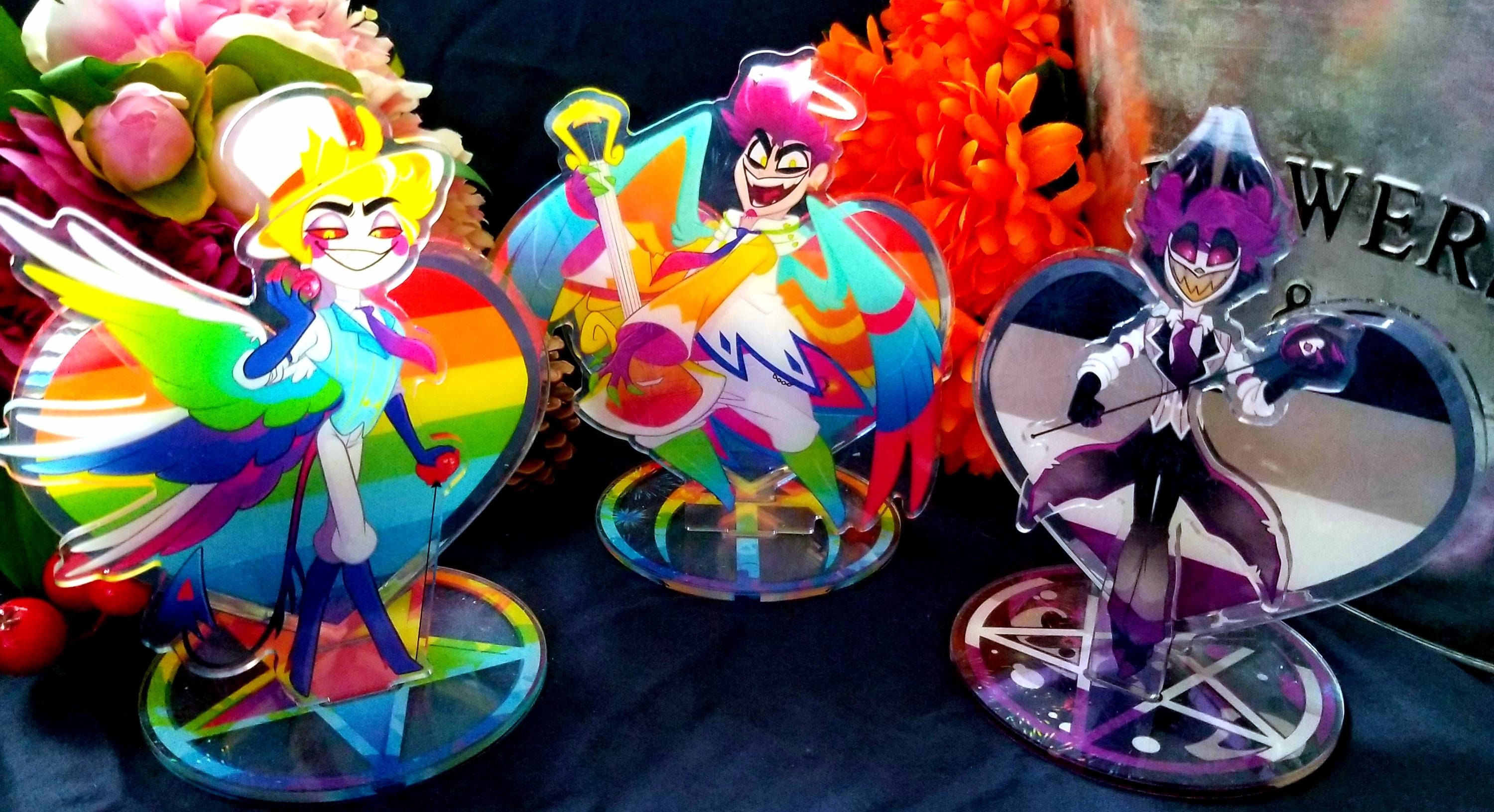 Hazbin/Helluva Pride Standees
