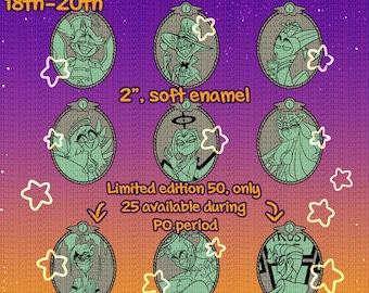 Hellbent Portrait pins! Pre-Order!