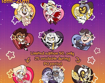 Hellbent Heart pins! Pre-Order!