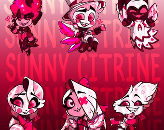 Valentine's Hazbin/Helluva Charms Pre-order