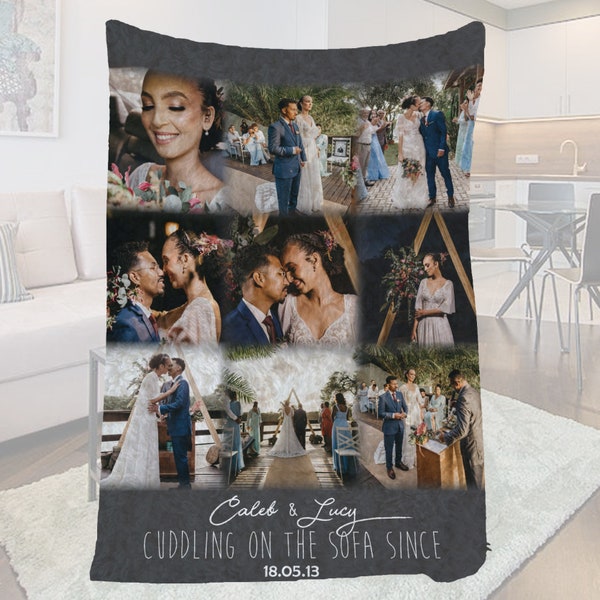 For her - Mothers Day / Valentines / Anniversary Blanket - Custom print photo / text