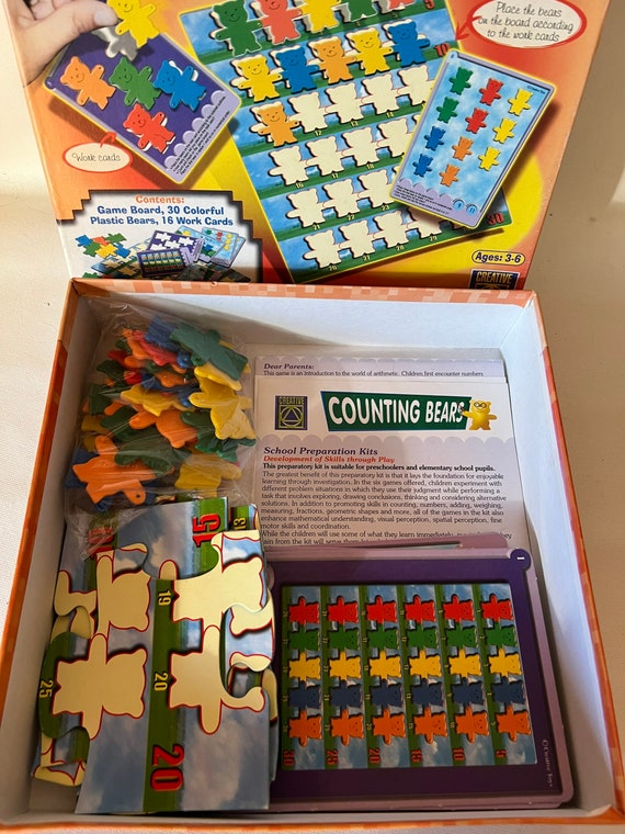 Counting Bears Preschool Game for Kindergarten Readiness Math
