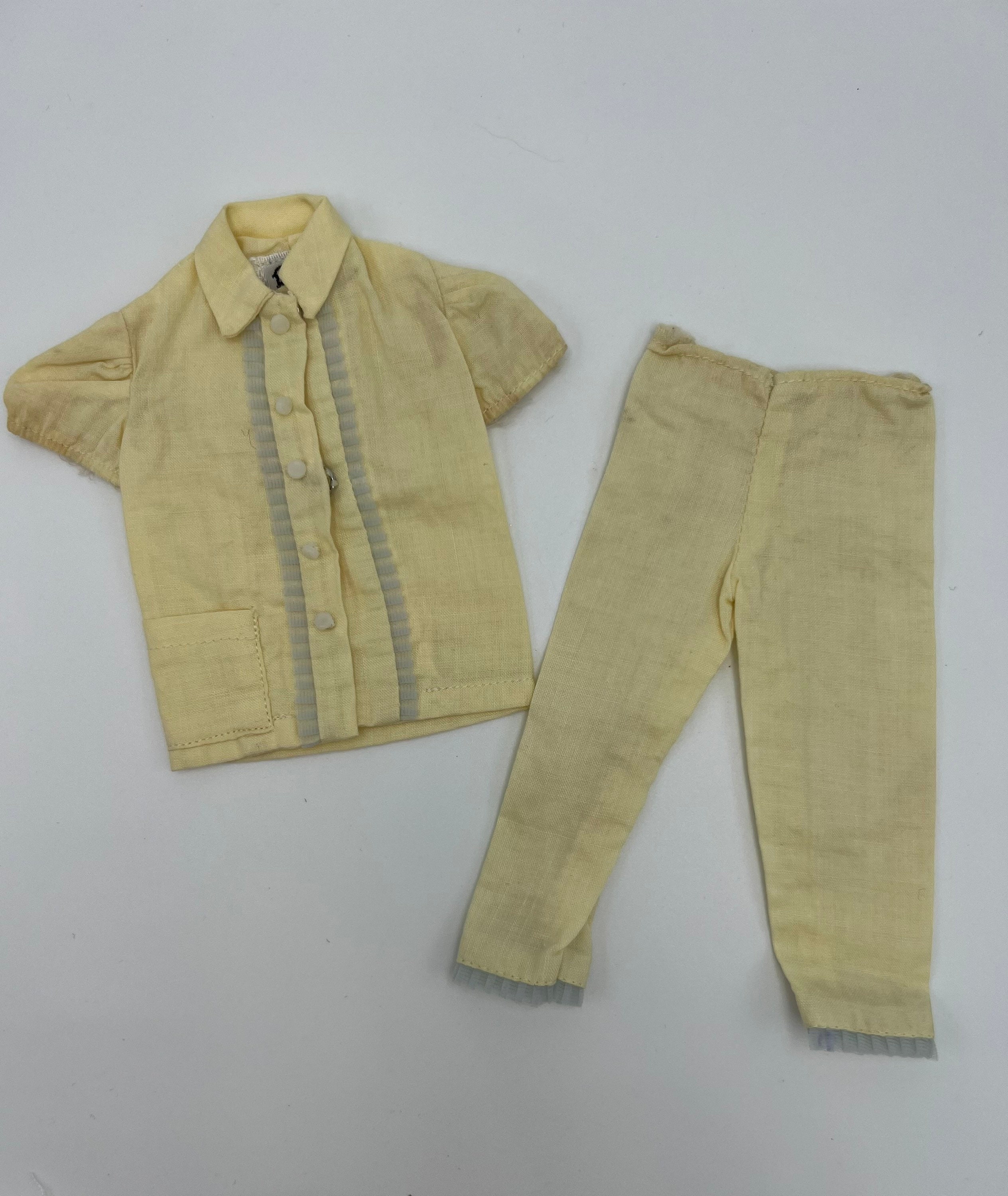 Barbie Vintage Pajama Party #1601 - Années 60 Avec Pyjama Jaune D'origine