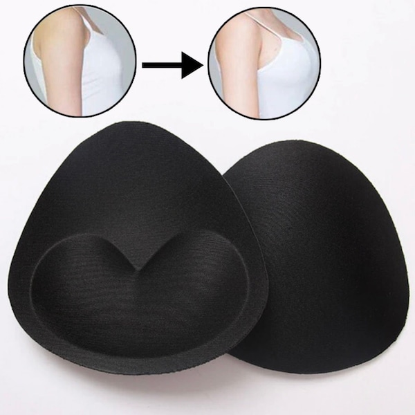 Trans Breast Pads Durable - Drag Queens Breast – Push Up Breast Enhancer Pads - Removeable Bra Padding Inserts Swimsuit Bikini Padding & Bra