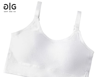 Trans Sports Bra - Beautiful Sports Bra for Women, Pre-op Trans Women Sports Bra- Loungewear Bra, Small Curvy Breast Loungewear Bralette