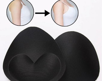 Trans Breast Pads – Bra Pads – Push Up Breast Enhancer - Removeable Bra Padding Inserts Cups for Swimsuit Bikini Padding & Bra