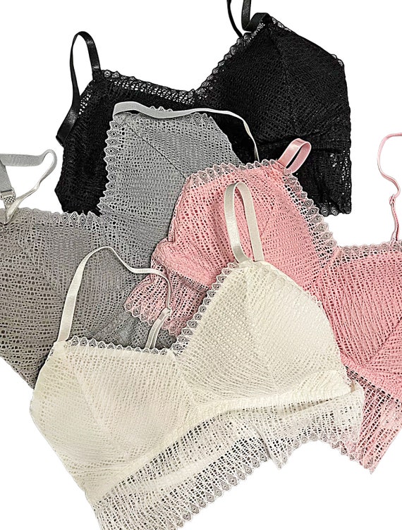 Male to Female Trans Bralette Padded and Removal Pads Transgender