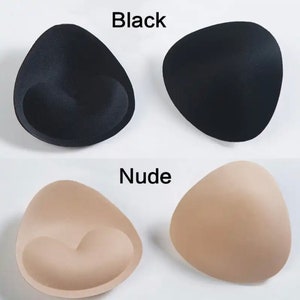 Trans Breast Pads Durable Drag Queens Breast Push Up Breast Enhancer Pads Removeable Bra Padding Inserts Swimsuit Bikini Padding & Bra image 2