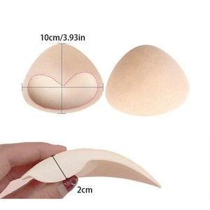 Trans Breast Pads Durable Drag Queens Breast Push Up Breast Enhancer Pads Removeable Bra Padding Inserts Swimsuit Bikini Padding & Bra image 4