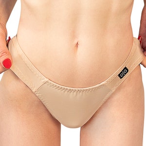 Tucking Gaff Panties For Crossdressing Men and Trans-Women, Thong-Style  Pink LG 