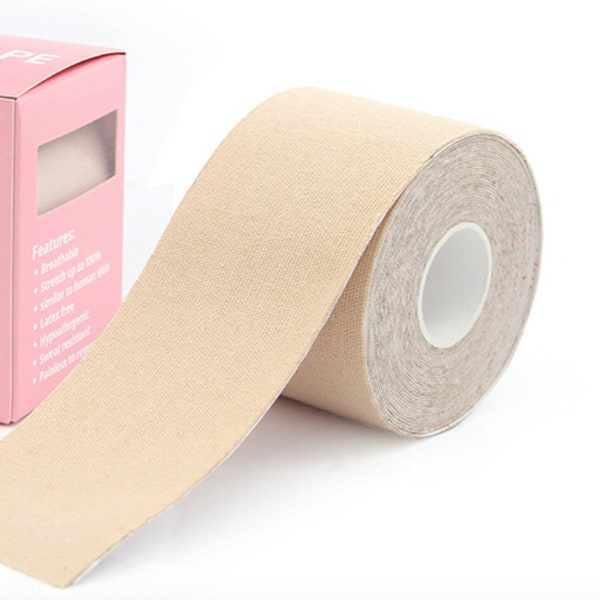 TUCKING TAPE - Gaff Tape - Latexfreies, starkes Klebeband - Brustbindung für Transgender - Brustbindung für Transmänner - Transpackbindung