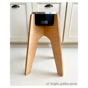 Extra Large Raised Stand for Yeti Dog Bowl Boomer 8 | Optional Personalized Engraved Name