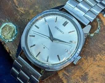 Classic Vintage 1971 Seiko 66-8050 All Stainless Steel - Etsy Classic Vintage 1971 Seiko 66-8050 All Stainless Steel - Etsy