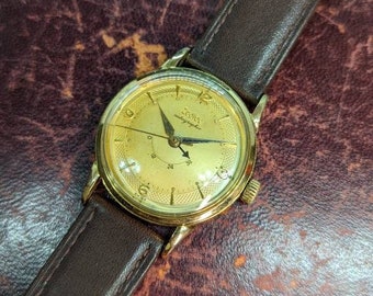 Rare Vintage 1950s Zodiac Autographic Automatic Guilloché Dial