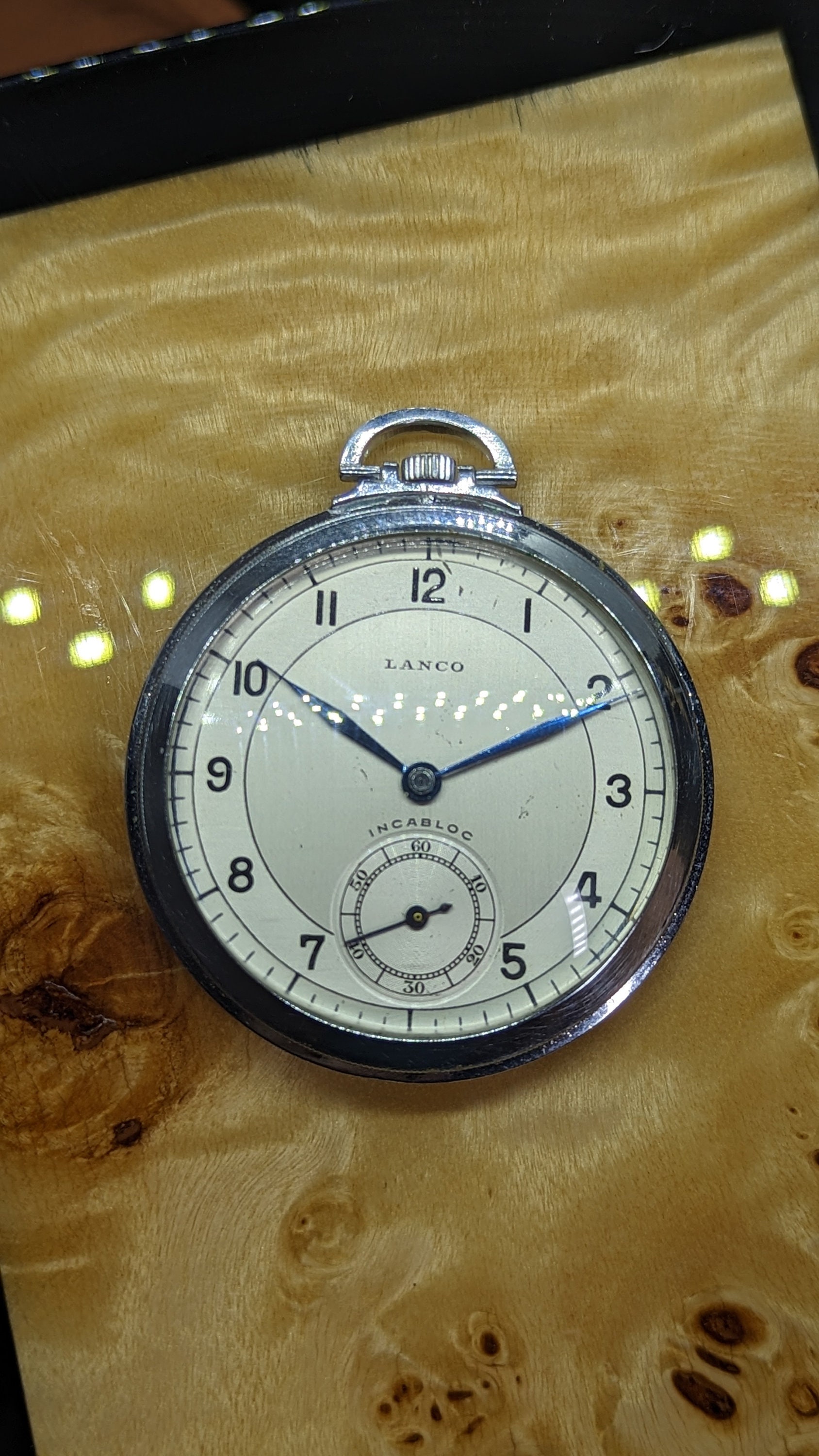 Beautiful Vintage Lanco Art Deco Style Pocket Watch Serviced - Etsy