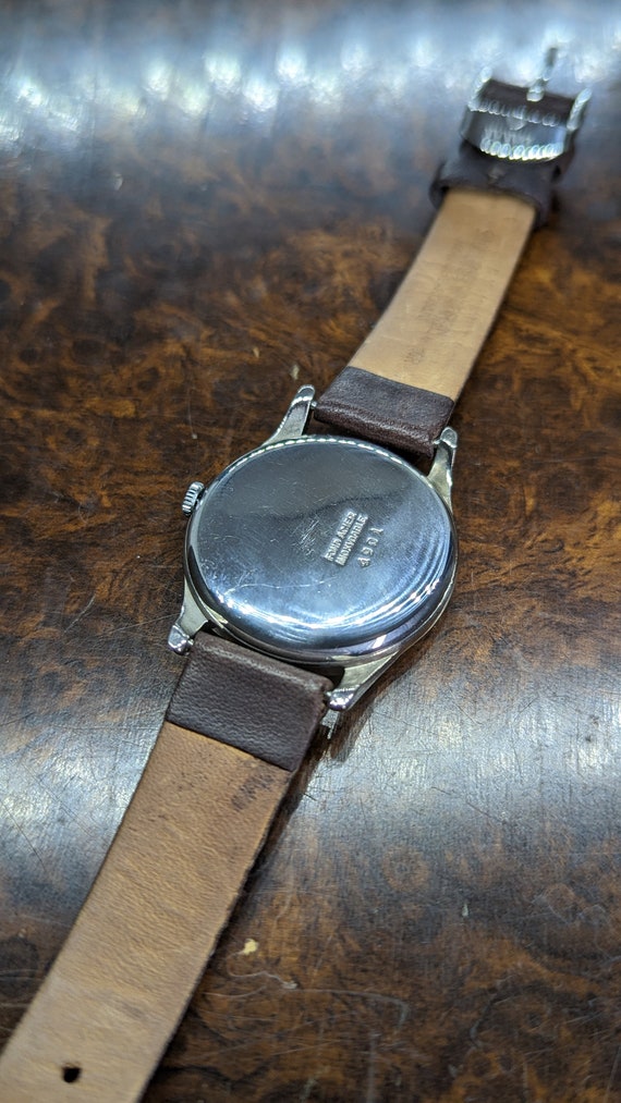 Rare 1950s All Stainless Mid Century Men's Watch … - image 8