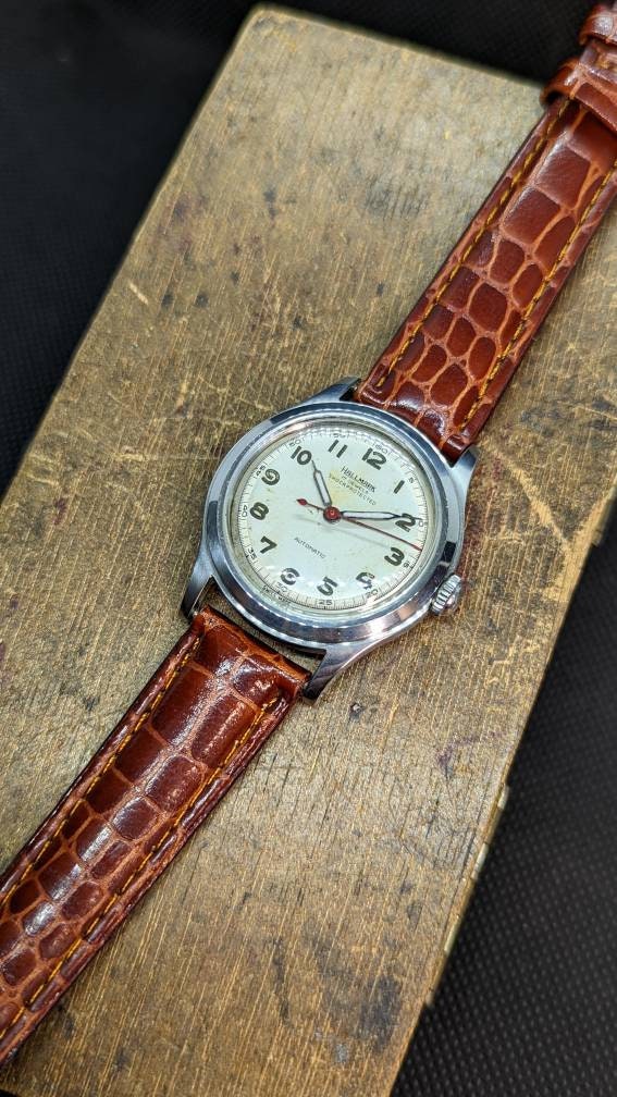 Vintage 1940s-50s Hallmark Automatic Military Style Men's