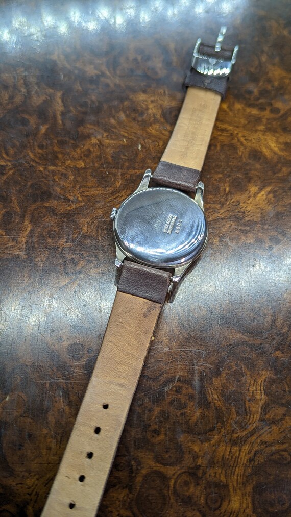 Rare 1950s All Stainless Mid Century Men's Watch … - image 7