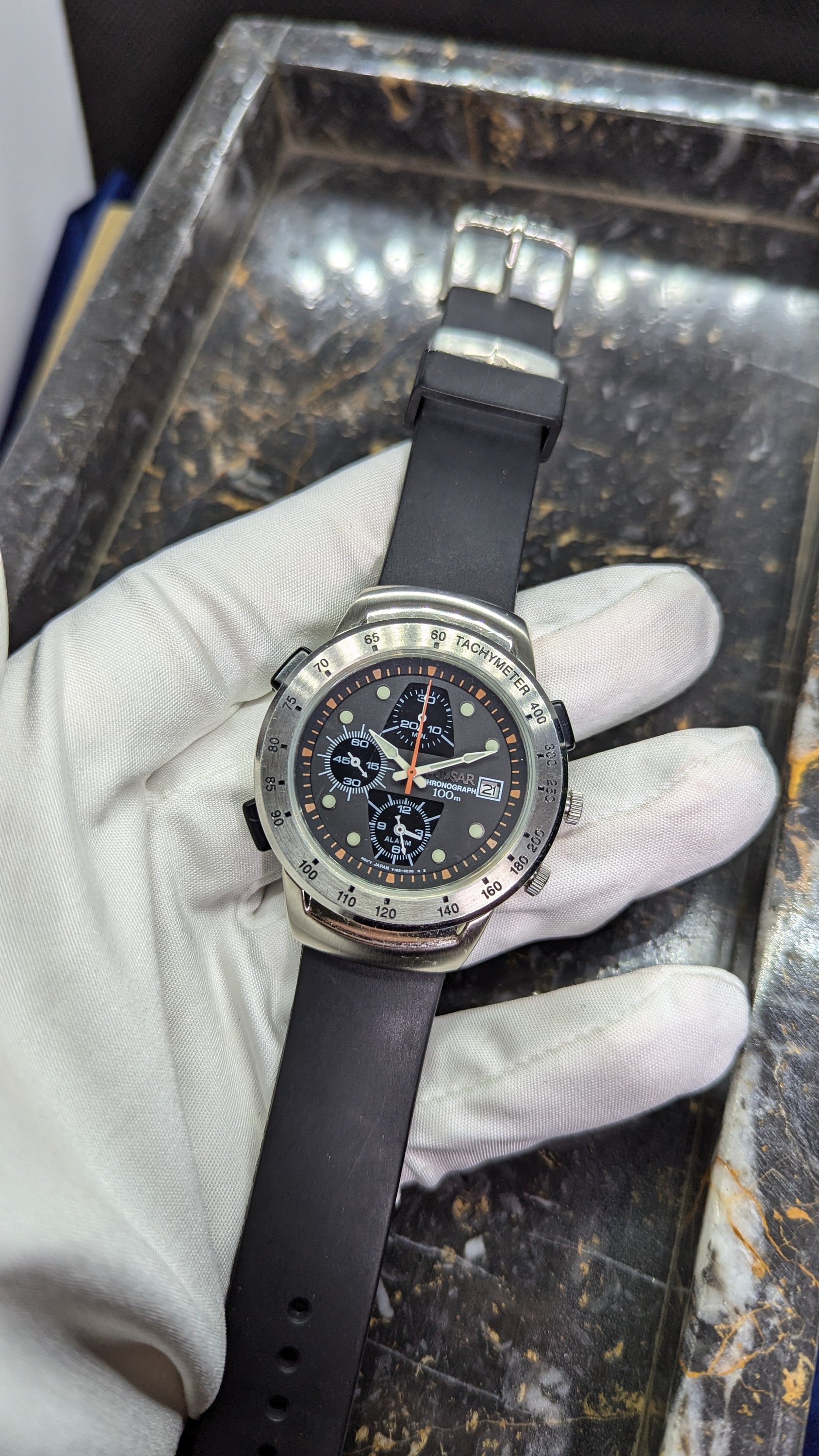 Rare Dial Variant Vintage 1990s Pulsar 