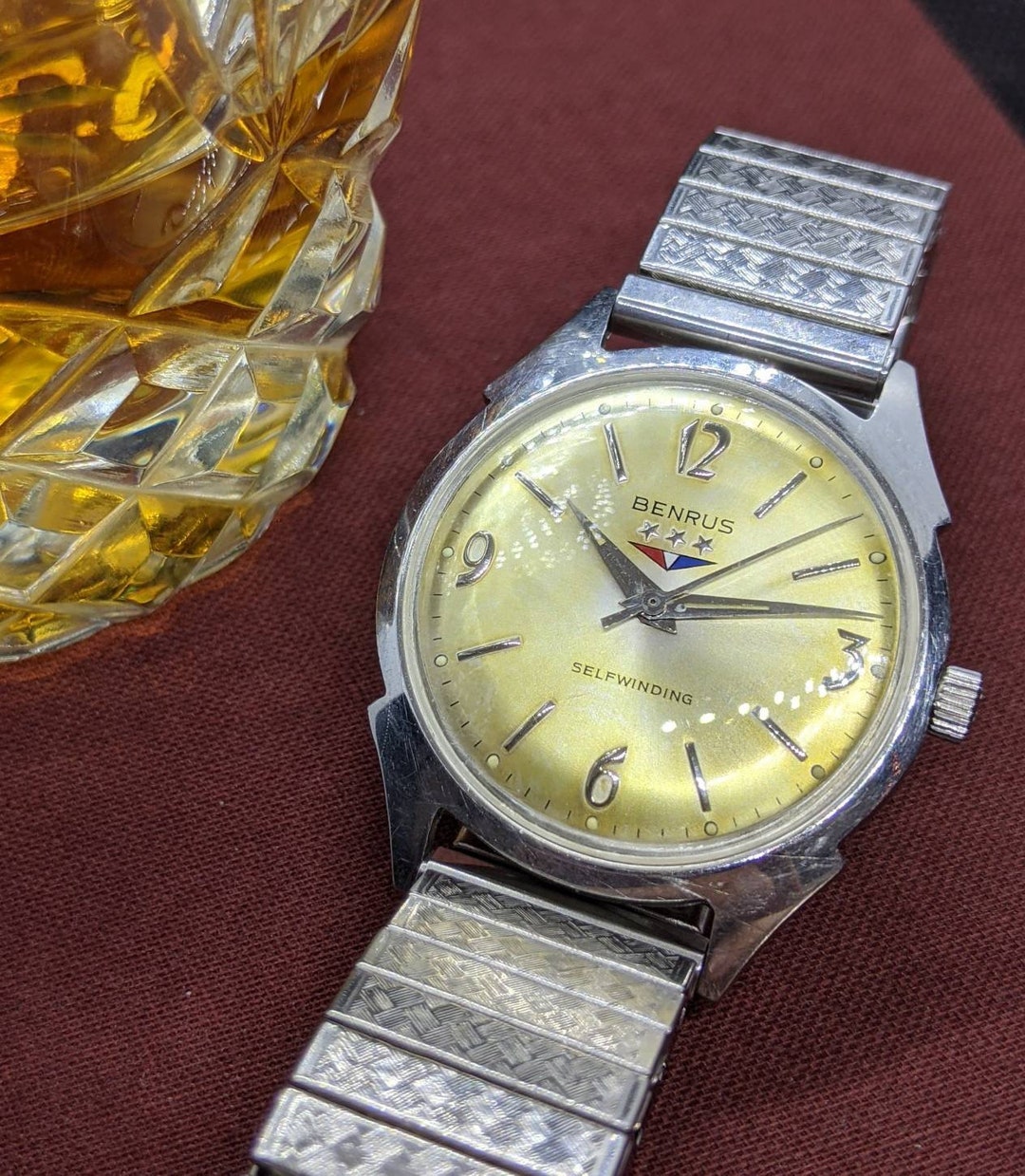 Benrus watch self winding hotsell