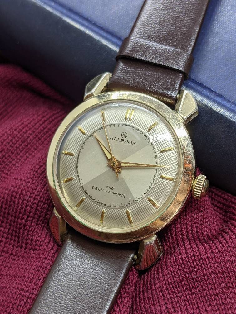 Helbros self hot sale winding watch