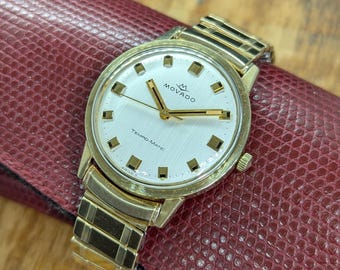 Montre Art Déco Femme En Or Blanc 14K - Marque Grue Guilde, Avec 15 Bijoux, D'occasion