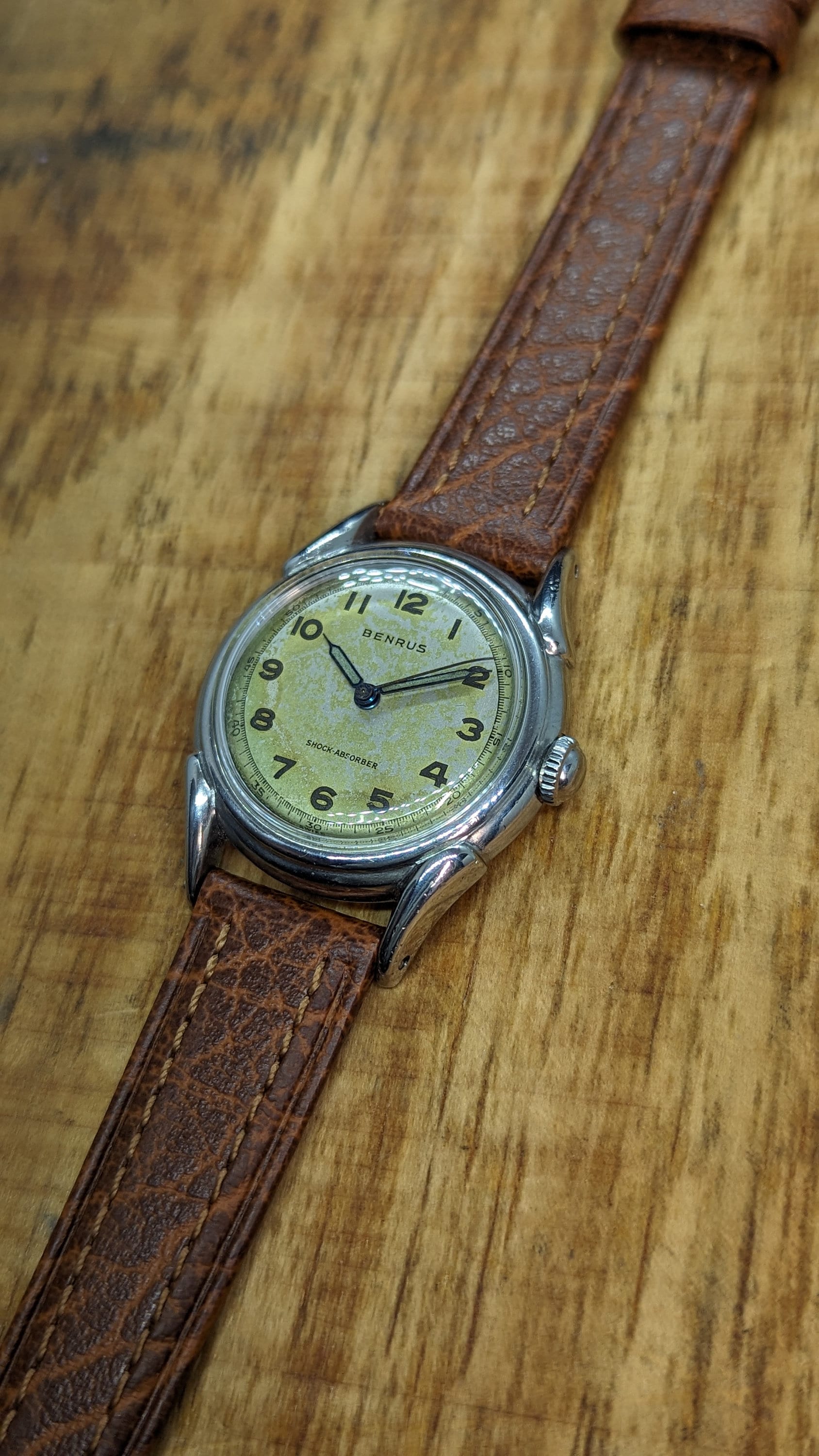 Benrus stainless steel watch sale